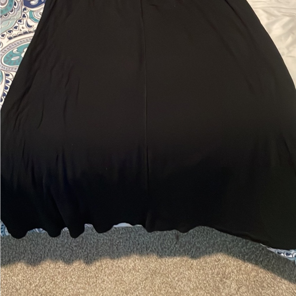 AB Studio Classic Black Maxi Skirt